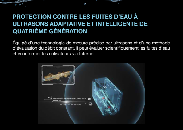 Détecteur de fuites d'eau ultrasonique IA BRISK T8-A10 JUBEI